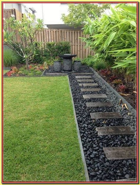 11 Best Black Rock Landscaping images in 2020 | Landscape design, Backyard landscaping, Front ...