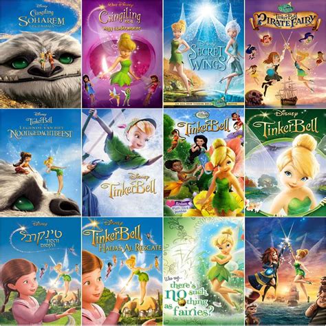 TINKERBELL MOVIE FILM COLLECTION DVD ORIGINAL WALT DISNEY New Tinker Bell UK ...