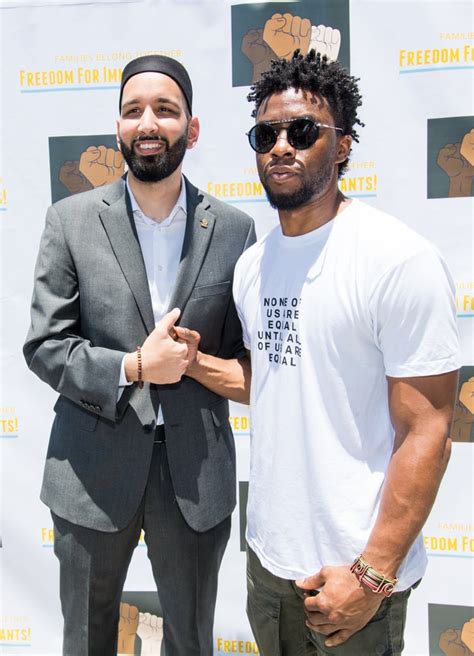 Chadwick Boseman | Celebrities at Families Belong Together March 2018 ...