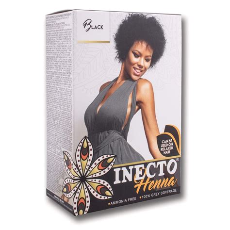 Inecto Henna Hair Colour Cream 10g Black | Cosmetic Connection