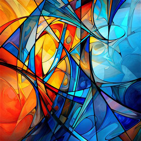 ArtStation - Stained Glass Abstract Art | Artworks