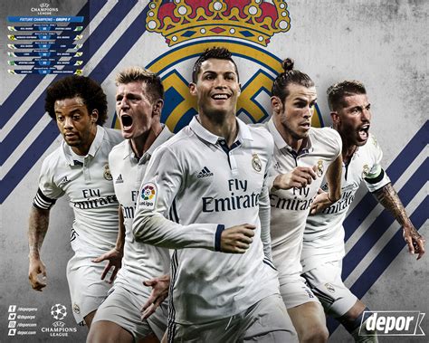 Champions League: descarga gratis el Wallpaper del Real Madrid | FUTBOL ...