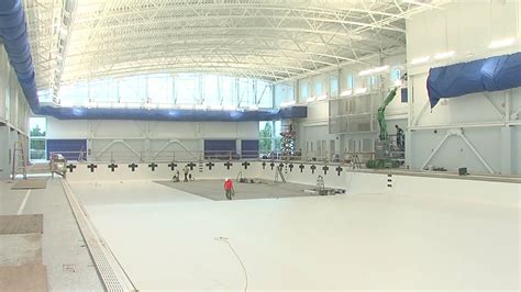 Greensboro Aquatic Center nearing completion on 4th swimming pool - YouTube