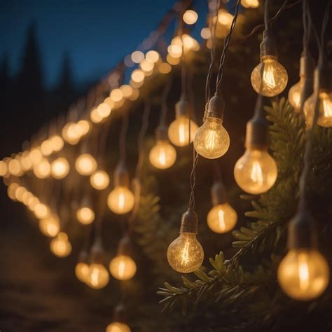 Premium Photo | Garland lights