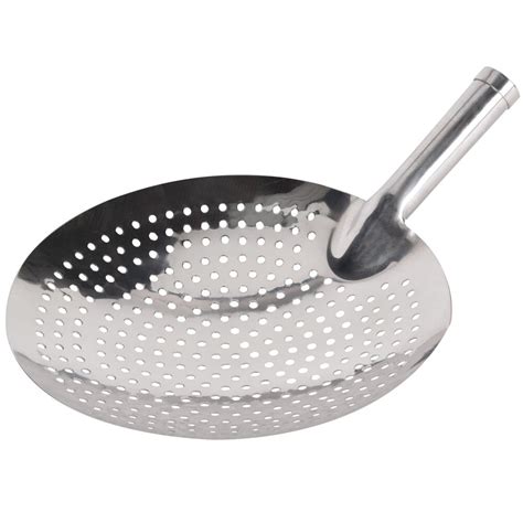 Stainless Steel Mandarin Strainer / Oil Skimmer - 11"