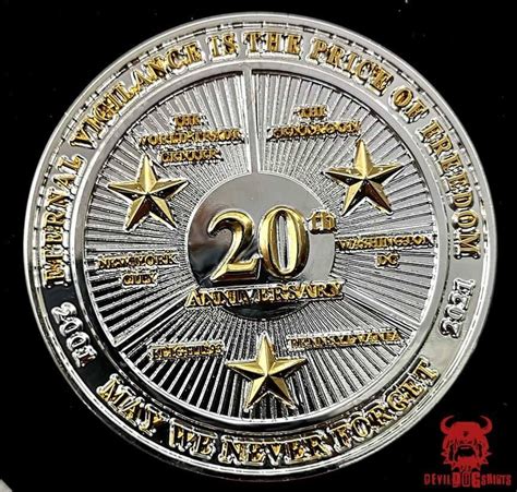 9-11 20th Anniversary Memorial Commemorative Coin