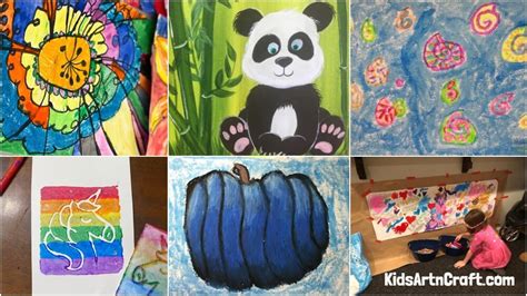 Tempera Paint Sticks Art Projects for Kids - Kids Art & Craft