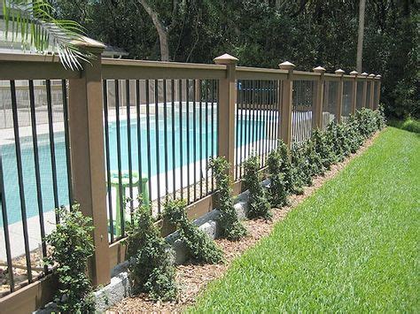 16 Pool Fence Ideas for Your Backyard (AWESOME GALLERY) | Pools! | Backyard pool landscaping ...