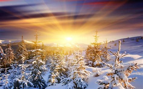 Snow Sunrise Wallpapers - Top Free Snow Sunrise Backgrounds ...