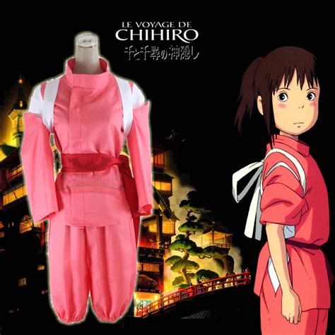 Cosplay legend Spirited Away Ogino Chihiro Cosplay adult costume 2017 full set in stock-in Anime ...