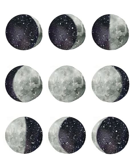 Phases of the moon | Пещерная живопись, Картины, Рисунки