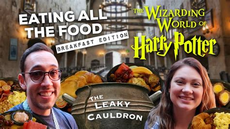 ALL THE BREAKFAST ENTREES AT THE LEAKY CAULDRON | WIZARDING WORLD OF HARRY POTTER UNIVERSAL ...