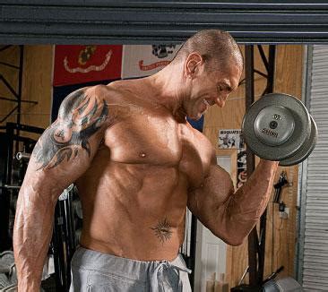 Dave Batista Workout Routine and Diet Plan