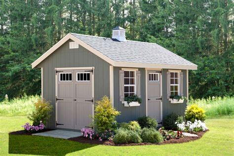 EZ-fit Riverside 12X20 Wood Shed [12X20EZKITR] | Free Shipping