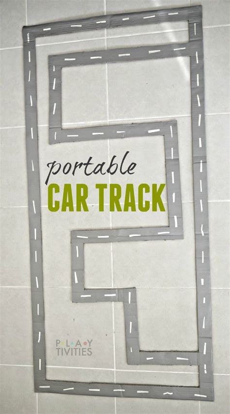 Portable DIY Car Track | Car tracks for kids, Diy car, Diy for kids