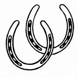 Horseshoe Coloring Pages sketch template