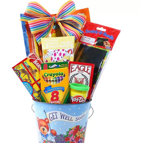 Alder Creek Kid's Get Well Soon Gift Basket | Gift Baskets | Food ...