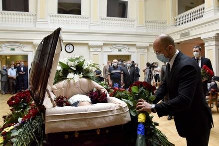 __COUNT__ Lying-in-repose ceremony of first Hero of Ukraine Borys Paton ...