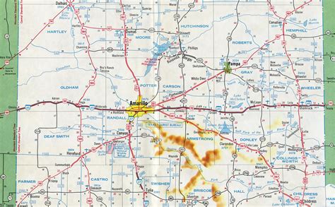 Interstate 40 - Aaroads - Texas Highways - Map Of I 40 In Texas - Printable Maps