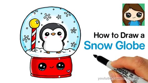 Art Hub For Kids How To Draw A Snowglobe / Follow along with us and ...