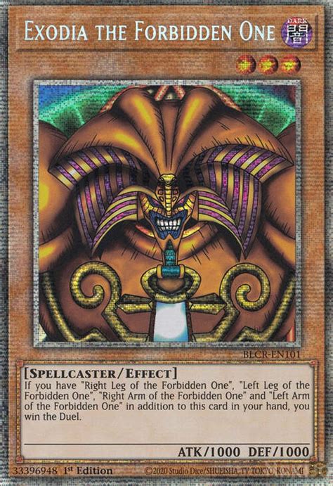 Exodia the Forbidden One Battles of Legend: Crystal Revenge | Yu-Gi-Oh! | CardTrader