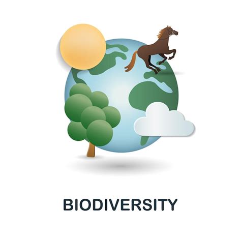 Premium Vector | Biodiversity icon 3d illustration from esg collection Creative Biodiversity 3d ...