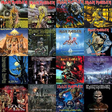 All 16 Eddies from the albums, who is your favorite? : ironmaiden