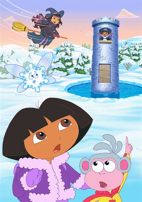 Dora Snow Princess Dress