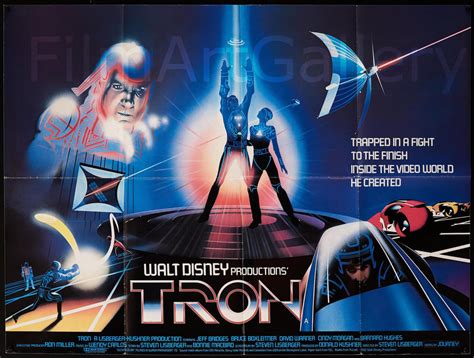 Tron Movie Poster | British Quad (30x40) Original Vintage Movie Poster