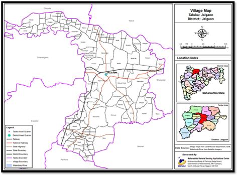 Map of Jalgaon District. | Download Scientific Diagram