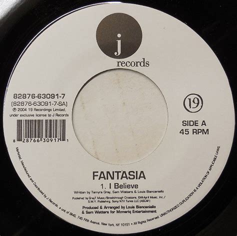 Fantasia - I Believe (2004, Vinyl) | Discogs