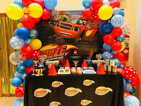 Blaze and the Monster Machines Birthday Party Ideas | Photo 9 of 23 ...