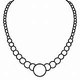 Necklace Outline coloring Book Page Line Art Drawing  Premium AI sketch template