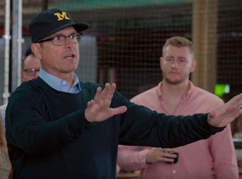 Watch: UM's Jim Harbaugh goes fowling for laughs on 'Detroiters'