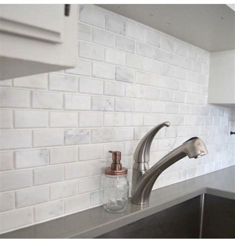 $9.50 per Sq. Ft. Carrara Venato Marble | Kitchen backsplash designs, Marble backsplash kitchen ...