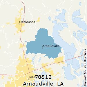 Arnaudville (zip 70512), LA