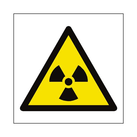 Radioactive Material Symbol Sign | PVC Safety Signs