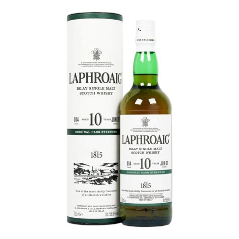 Laphroaig 10 Year Old Cask Strength - Batch 14 - Bottled 2021 - Whisky ...