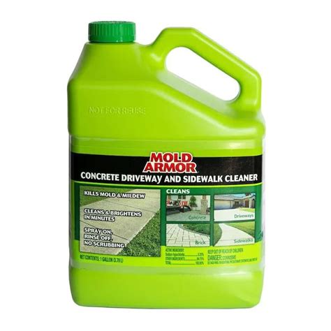 Mold Armor Mold Armor Concrete Driveway and Sidewalk Cleaner 1 GL in ...