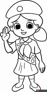 Girl Scout Coloring Sheets Printable  Free Sheet Printables sketch template