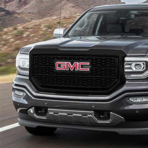 2016-2018 GMC Sierra 1500 Gloss Black Front Grille - HG-GMC1615JM-GL