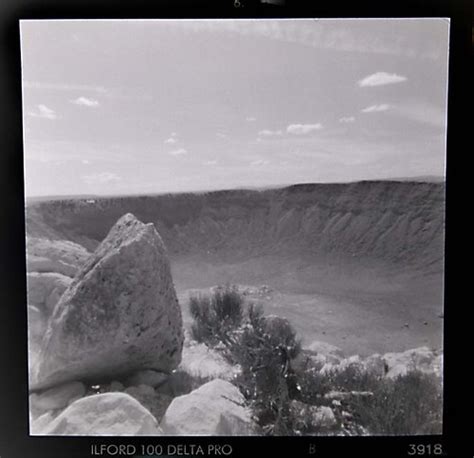 Meteor Crater, Northern Arizona | Holga pinhole, 3 sec exp, … | Flickr