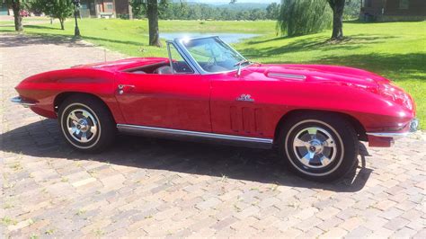 1966, Chevrolet, Corvette, Convertible, Stingray, 427, Muscle, Classic ...