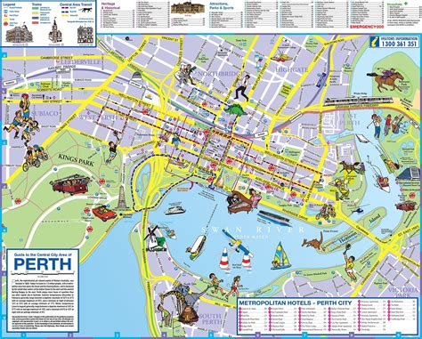 Perth WA - Map of Perth City