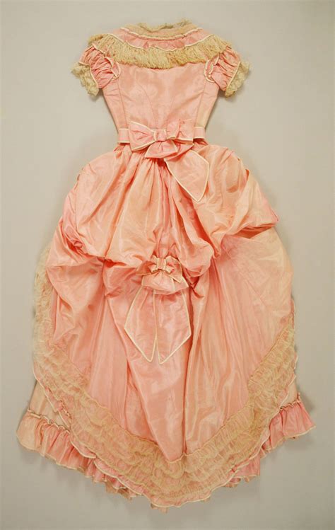fripperiesandfobs: Evening dress ca. 1870 From the Metropolitan Museum of Art 1870s Fashion ...