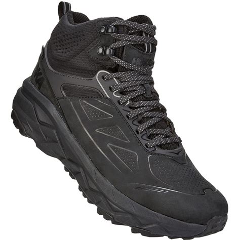 Hoka Men's Challenger Wide WP Hiking Boots - Black | elliottsboots