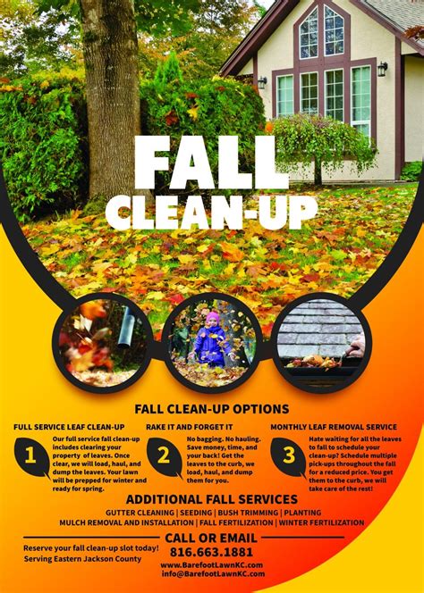 Fall Cleanup and Lawn Services | Barefoot Lawn Care Kansas City