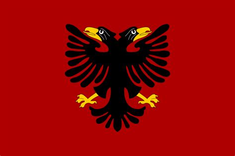 Flag of the Republic of Albania