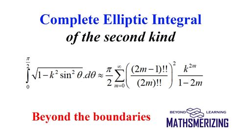 Beyond the boundaries | Complete Elliptic Integral of the second kind ...