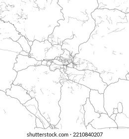 Area Map Velenje Slovenia White Background Stock Illustration ...